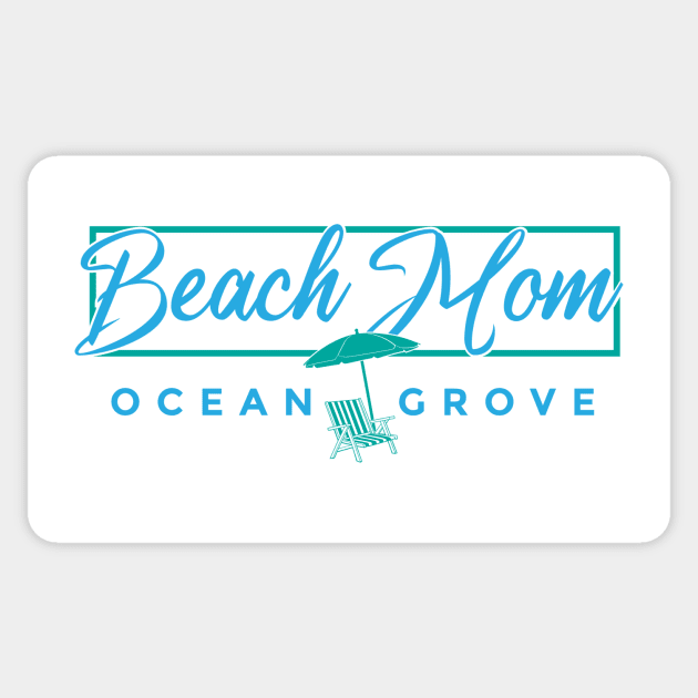 Ocean Grove - Beach Mom Sticker by The Sun Shack